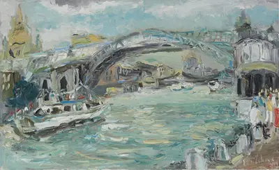 Ельницкая Вера Андреевна (1966 г.р.) — «Вид на Москву-реку»