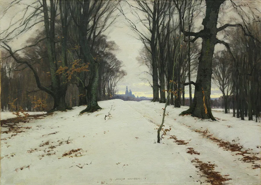 Winter Landscape with Frederiksborg Castle
