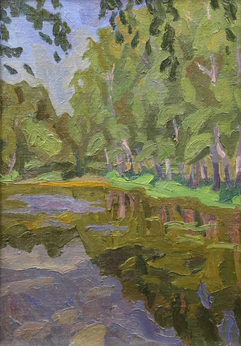 Пруд в Микулино