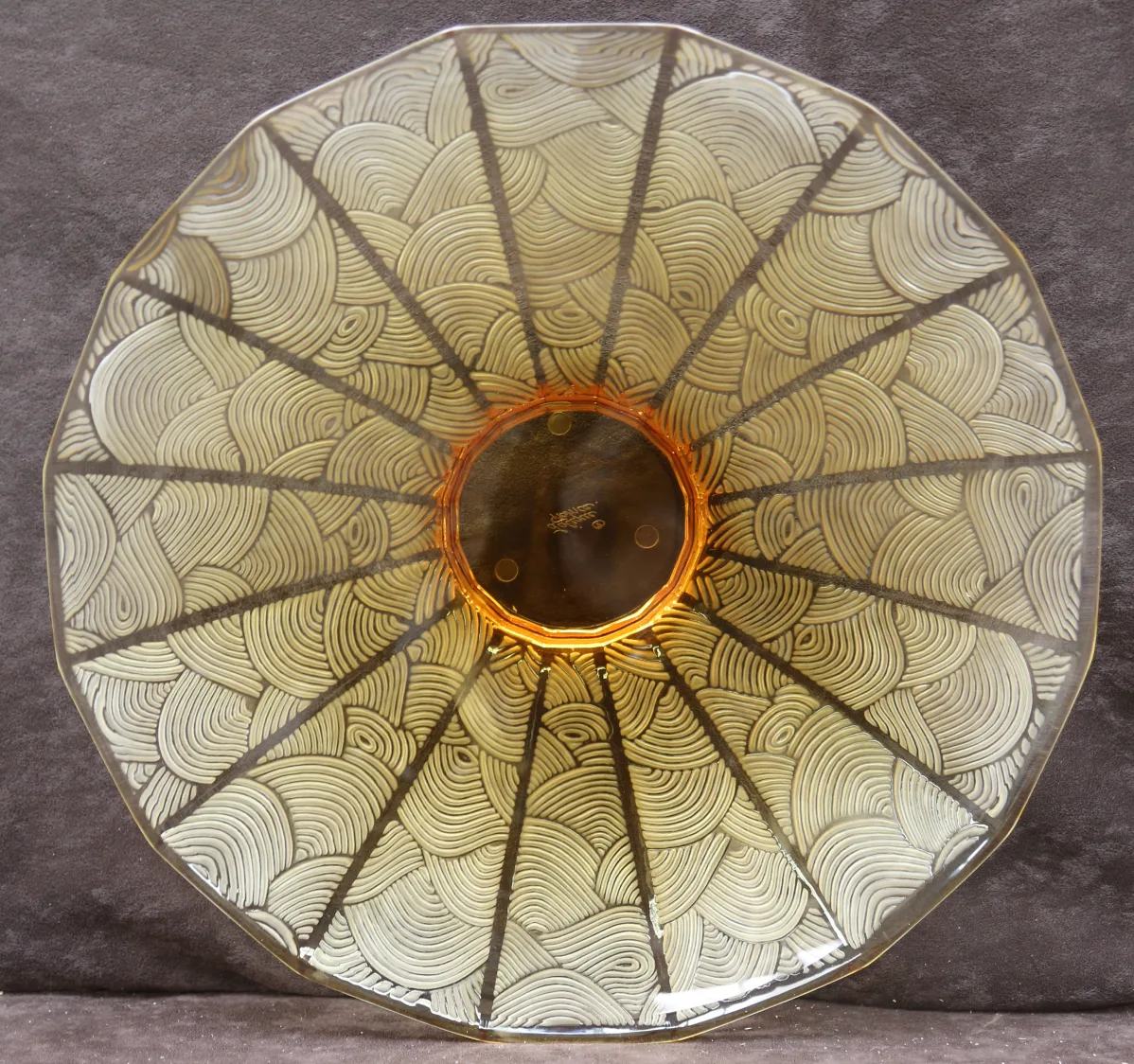 René Lalique. Блюдо в стиле ар-деко